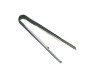 TONGS ICE SERRATED STAINLESS STEEL