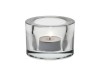 HOLDER TEALIGHT CHUNKY CLEAR