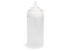 BOTTLE SQUEEZE WIDE NECK CLEAR 8OZ