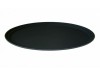 TRAY NON SLIP OVAL BLACK 27"