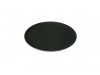 TRAY NON-SLIP ROUND RUBBER BLACK 11"