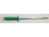 STEEL SHARPENING NYLON HANDLE GREEN 300MM