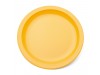 PLATE SNACK POLYCARBONATE YELLOW 170MM