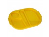 TRAY MEAL POLYCARBONATE YELLOW 280X230MM