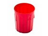 TUMBLER FLUTED POLYCARBONATE RED 220ML