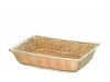 BASKET HANDWOVEN RECTANGULAR 16X11.25X3"