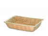 BASKET HANDWOVEN RECTANGULAR 16X11.25X3"