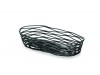 BASKET ARTISAN OBLONG BLACK 9X4X2"