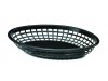 JUMBO BASKET OVAL BLACK 11.75X9.1X1.87"