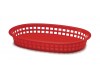 BASKET POLY 9.5OZ RED 10.62X7.18X1.43"