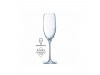 CABERNET GLASS FLUTE 8.5OZ