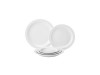 PURE WHITE PLATE NARROW RIM 10.75"