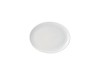 PURE WHITE PLATE OVAL 12"
