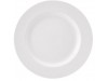 PURE WHITE PLATE WIDE RIM 10"