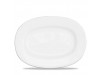 ALCHEMY WHITE DISH RIMMED OVAL 8"