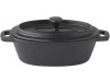 DISH CASSEROLE CAST IRON OVAL SMALL 5.5X4"