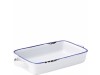 AVEBURY BLUE DISH RECTANGULAR 6.75"