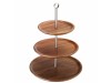 ACACIA PLATTER SHARING WOODEN 3 TIER