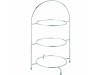 STAND PLATE CAKE 3 TIER CHROME 43CM