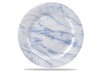 TEXTURED PRINTS PLATE BLUE MARBLE 26CM
