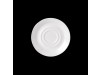 SIMPLICITY WHITE DOUBLE WELL SAUCER 4 5/8"
