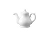 WHITE HOLLOWARE SANDRINGHAM TEAPOT 15OZ