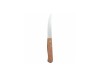 KNIFE STEAK NATURAL WOOD HANDLE