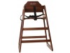 HIGH CHAIR WOODEN UNASSEMBLED WALNUT