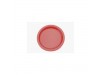 PLATE SNACK POLYCARB RED 170MM