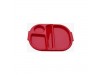 TRAY MEAL POLYCARB RED 280X230MM