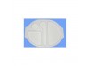 TRAY MEAL POLYCARB WHITE 380X280MM