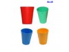 TUMBLER POLYCARB FLUTED BLUE 15CL