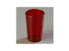 TUMBLER MELAMINE FLUTED RED 15CL