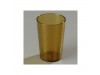 TUMBLER MELAMINE FLUTED AMBER 15CL