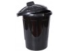 BIN PLASTIC DUSTBIN BLACK 90LT