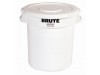 BIN BRUTE RUBBERMAID WHITE 75LT