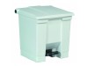 CONTAINER BIN STEP-ON WHITE 30.3LT