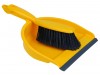 DUSTPAN AND BRUSH SOFT YELLOW