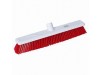 BROOM HEAD HYGIENE STIFF RED 12"