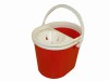 MOP BUCKET SOCKET C/W SIEVE RED