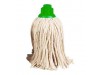 MOP HEAD PLASTIC SOCKET GREEN 12PY