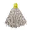 MOP HEAD PLASTIC SOCKET YELLOW 14PY