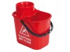 MOP BUCKET EXEL RED 15LT