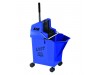 MOP BUCKET + WRINGER LADY MOP COMBO BLUE