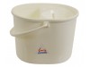 MOP BUCKET SOCKET C/W SIEVE WHITE
