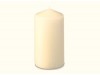 CANDLE PILLAR IVORY 180X75MM