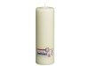 CANDLE PILLAR IVORY 250X80MM