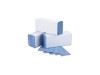 HAND TOWEL M FOLD BLUE 1PLY