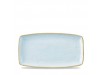 STONECAST PLATE OBLONG DE BLUE 14X7 1/4"