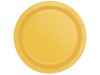 PLATE PAPER YELLOW 9"